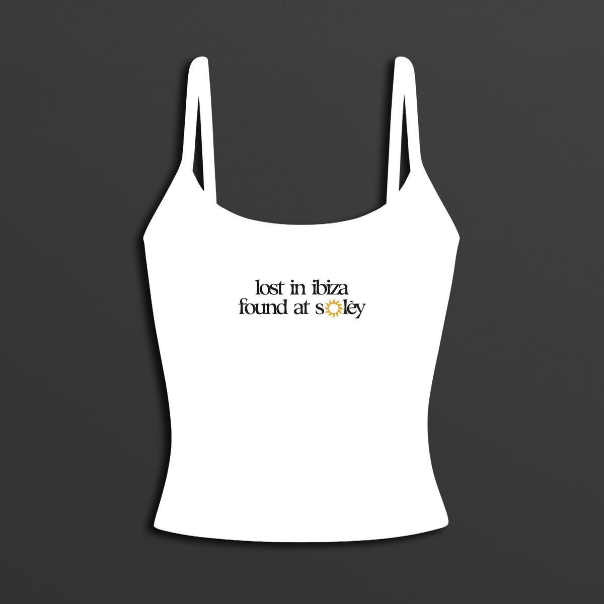 Solèy Ibiza Crop Top (White)