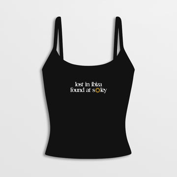 Solèy Ibiza Crop Top (Black)